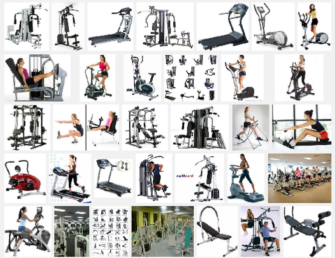 Exercise including Equipment, and a List of Equipment Manufacturers