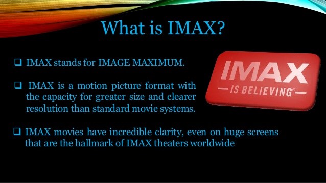 IMAX Film Format, including a List of IMAX Theaters in the United States