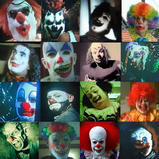 Evili Clowns, inclluding a List of Horror Movies Featuring Evil Clowns