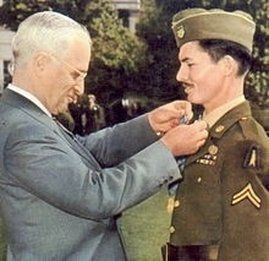 Desmond Doss, conscientious Objector who won the Medal of Honor during World War II.