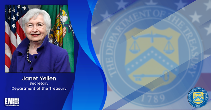 United States Secretary of the Treasury, currently held by Janet Yellen, the 78th United States Secretary of the Treasury